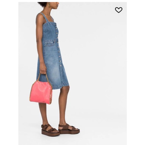 Stella McCartney mini Falabella in flamingo pink and gold - Picture 2 of 16